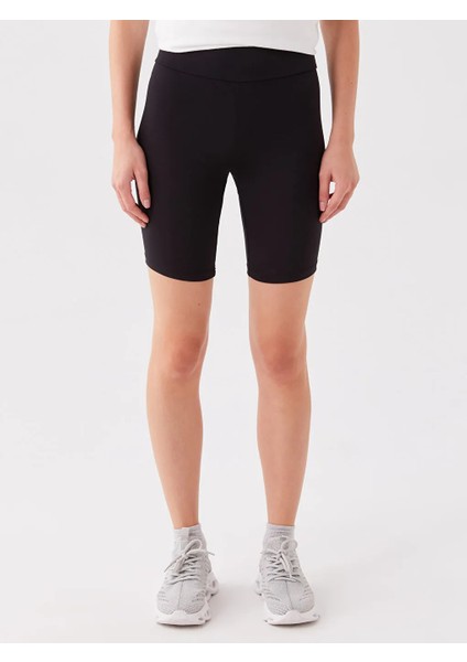 Xsıde Actıve Siyah Kadın Beli Lastikli Ekstra Dar Fit Düz Şort Tayt modelleri