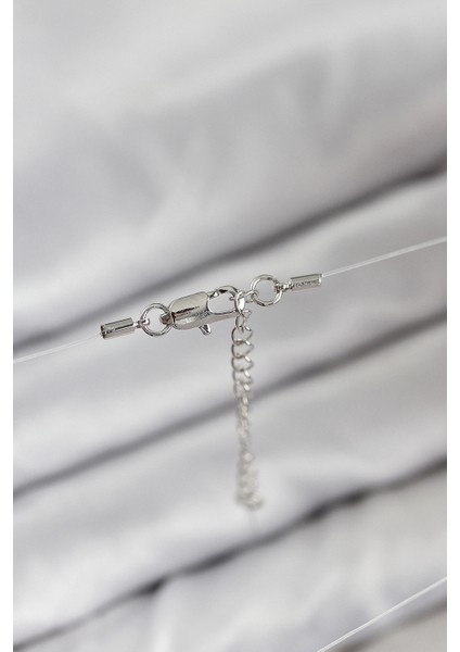 Misineli Kalp Model Gümüş Renk Hayalet Kolye fiyatları