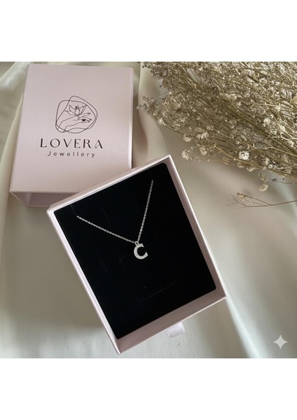 925 Ayar Gümüş C Harfli Kolye | Kadın Zarif Hediyelik Takı Şık Doğum Günü Hediyesi