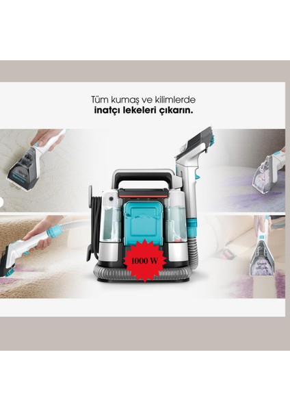 Ninja Kolay Taşınabilir Halı ve Koltuk Temizleme Makinesi Beyaz indirimleri