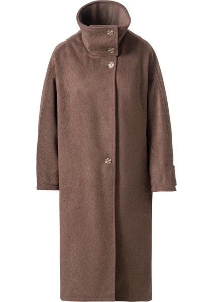 Mirelle Dik Yaka Kaşe Kaban Acı Kahve fiyatları