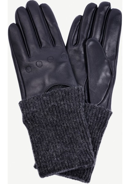 Bileği Trikolu Deri Eldiven