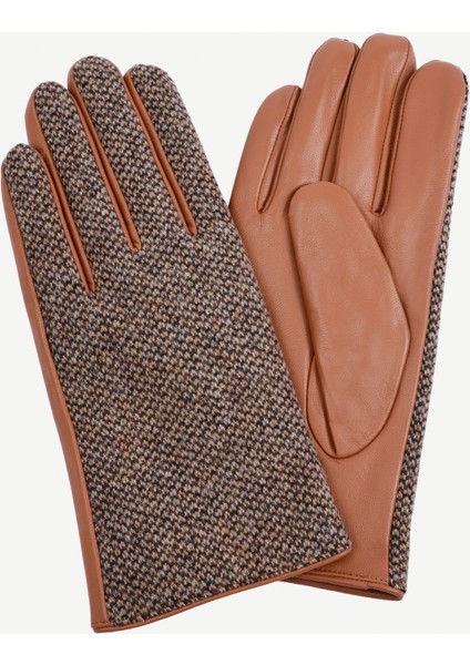Kumaş ve Deri Karışımı Eldiven