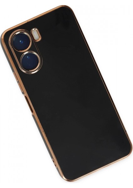 Vivo Y16 Kılıf Volet Silikon - Siyah modelleri