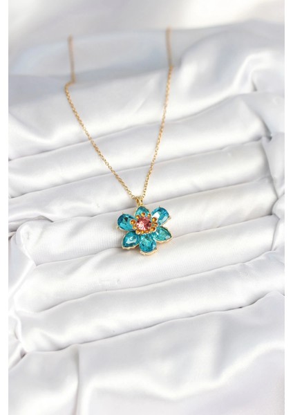 316L Çelik Zincirli Mi Çiçek Model Kadın Kolye fiyatları