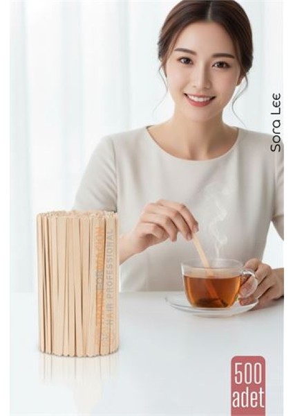 Ahşap Karıştırıcı Kaşık – 500’lü Paket | Çay, Kahve ve Servis İçin Hijyenik ve Pratik