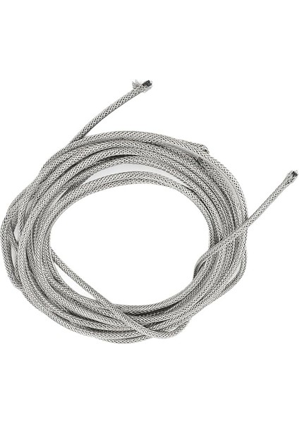 Gitar Kalkanı Teli, Tek Iletken 3m Uzun 22 Awg Örgülü Kalkan Kablosu Gitar Teli