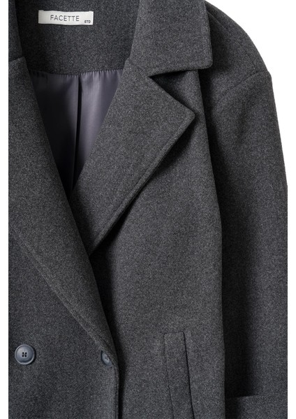 Linea Apoletli Uzun Kaşe Kaban Antrasit modelleri