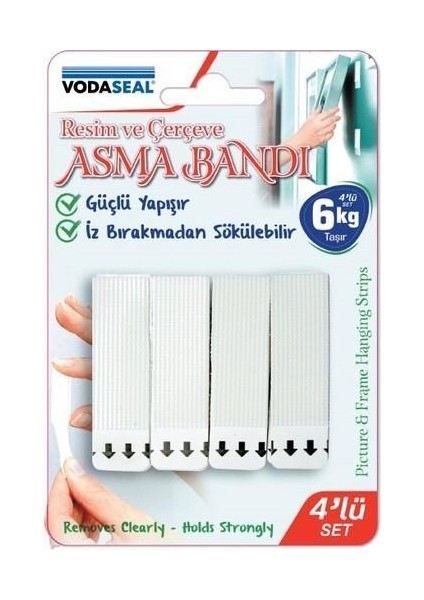Vodaseal Resim ve Çerçeve Asma Bandı 6 kg Taşıma