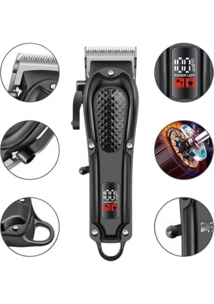 Profesyonel Saç Kesme Aleti Dijital Saç Sakal Tıraş Makinesi Uzun Ömürlü fırsatları