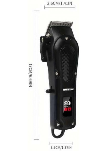 Profesyonel Saç Kesme Aleti Dijital Saç Sakal Tıraş Makinesi Uzun Ömürlü indirimleri