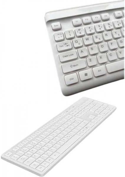 2.4 Ghz Wireless Kablosuz Klavye Mouse Seti Tv Pc Uyumlu fırsatları