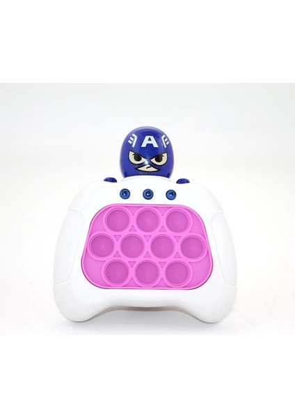 Işıklı Müzikli Pop-It Captain America Tasarımlı