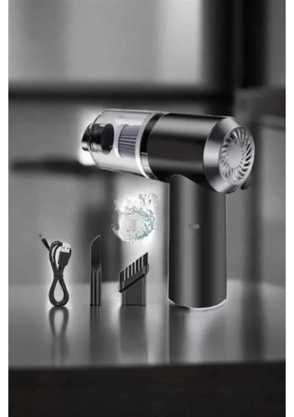 Araç Içi Süpürge Filtreli Şarjlı Süpürge Vakumlu Yıkanabilir