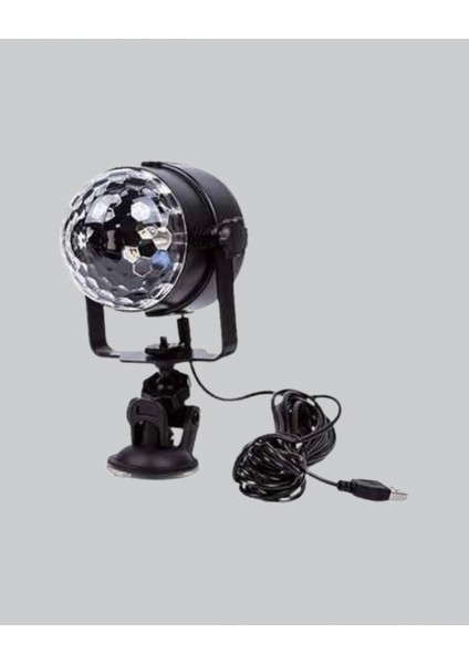 7 Renk Modlu Müzik Sensörlü Disko Topu – LED Işıklı Parti Aydınlatması fırsatları