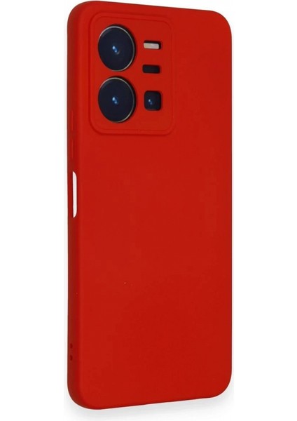 Vivo Y35 Kılıf Nano Içi Kadife Silikon - Kırmızı fiyatları