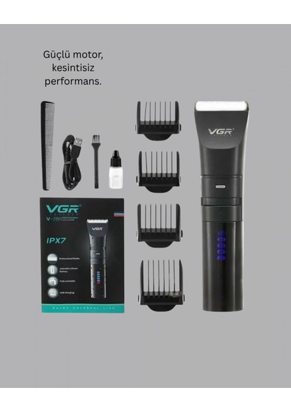 Suya Dayanıklı Tıraş Makinesi – Hassas Paslanmaz Çelik ve Titanyum Bıçak indirimleri