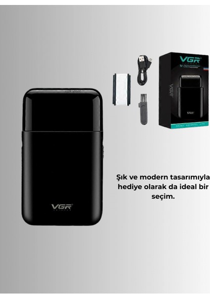 Çift Başlıklı Elektrikli Tıraş Makinesi | Suya Dayanıklı, Hafif ve Ergonomik indirimleri