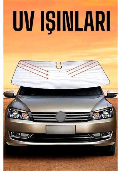 Oto Güneşlik Tüm Araç Tiplerine Uygun Isı Önleyici fırsatları