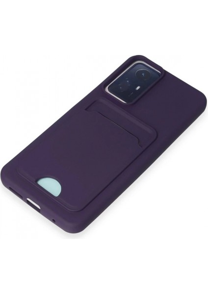 Xiaomi Redmi Note 11S Kılıf Kelvin Kartvizitli Silikon - Derin Mor fırsatları