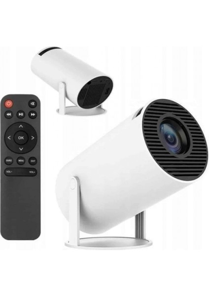 Sinema Projektörü Android HDMI USB Wifi Ses Çıkışlı Ayaklı Projeksiyon Taşınabilir fırsatları