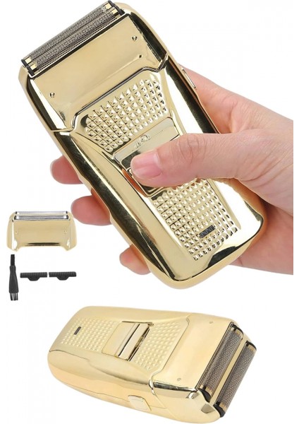 Sakal Kesme Tıraş Makinesi Paslanmaz Çelik Gold Şarjlı fiyatları