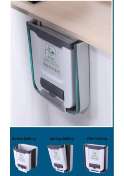 Katlanabilir Mutfak Çöp Kovası Torba Hazneli fırsatları