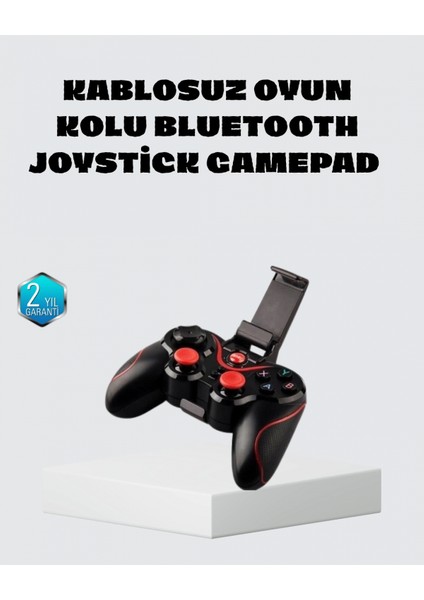 Kablosuz Bluetooth Oyun Kolu Mobil Tv Pc Uyumlu Ergonomik Tasarım