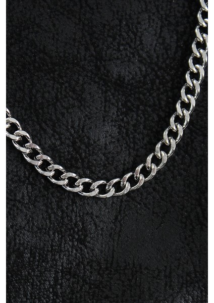 316L Çelik Klasik Zincir Model Gümüş Renk Erkek Kolye fiyatları