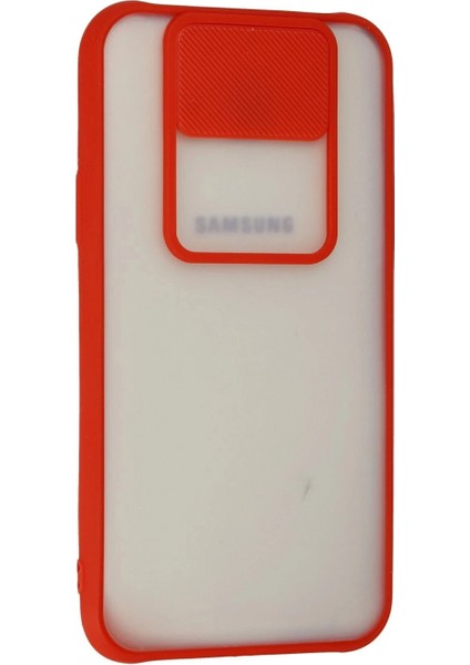 Samsung Galaxy J7 Kılıf Palm Buzlu Kamera Sürgülü Silikon - Kırmızı fiyatları