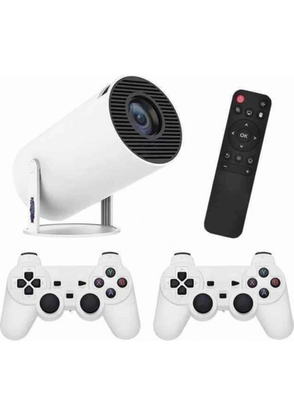 Ayaklı Oyun Projeksiyonu Çift Kollu Taşınabilir Sinema Projektörü fırsatları