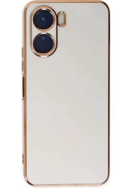 Vivo Y16 Kılıf Volet Silikon - Beyaz fiyatları