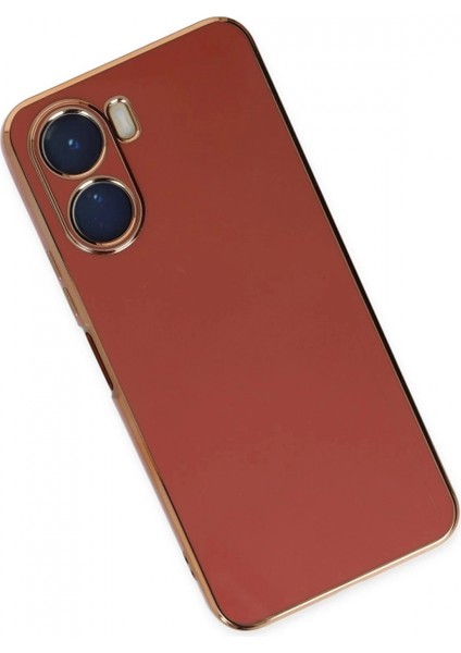 Vivo Y16 Kılıf Volet Silikon - Kırmızı modelleri