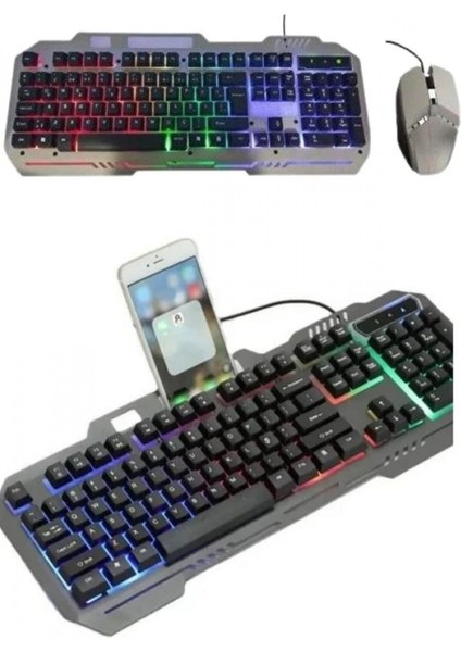 Gaming Oyuncu Klavyesi LED Aydınlatmalı Mekanik Hisli fırsatları