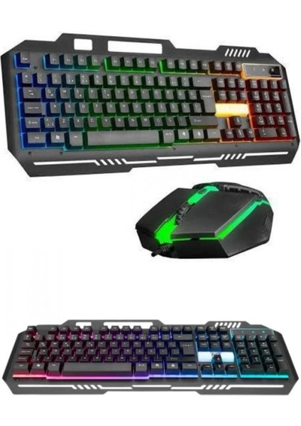 Gaming Oyuncu Klavyesi LED Aydınlatmalı Mekanik Hisli indirimleri