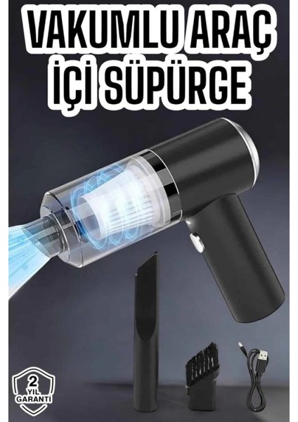 Üflemeli Güçlü Vakumlu Ev Ofis Araç Süpürgesi El Süpürgesi Şarjlı fiyatları
