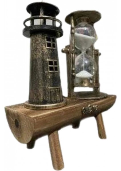 Hediyelik Kum Saati Retro Dekoratif Deniz Feneri Kum Saati fırsatları