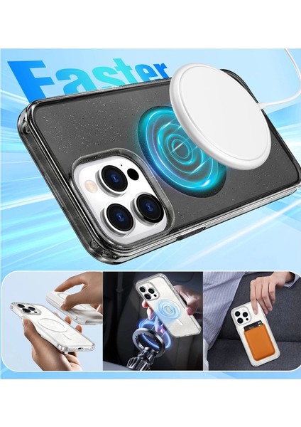 Joko Apple Iphone 15 Pro Max Magsafe Kapak - Şeffaf modelleri