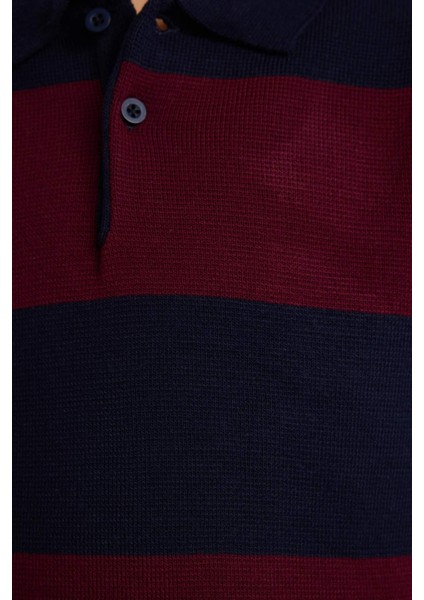 Erkek Çocuk Polo Yaka Renk Bloklu Triko Kazak G5339A825WN fırsatları