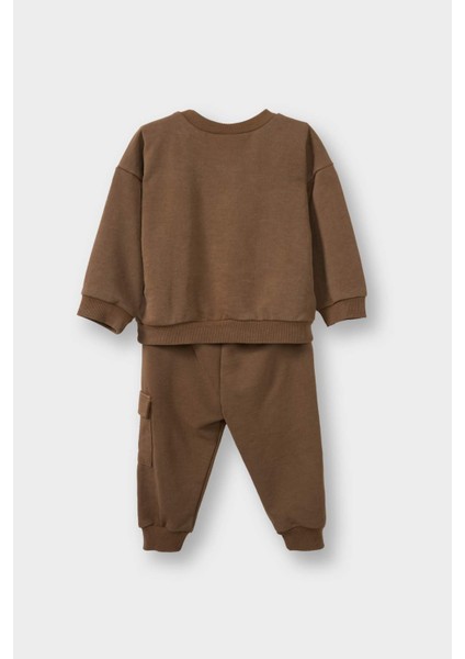 Erkek Bebek Slogan Baskılı 2li TAKIM G5132A525WN fırsatları