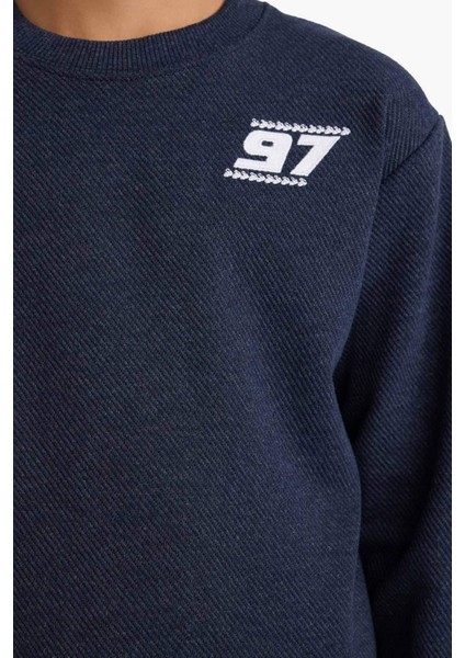 Erkek Çocuk 2'li Takım Baskılı Sweatshirt Eşofman Altı G7180A825CW fırsatları