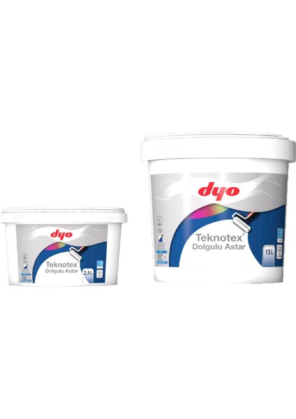 Teknotex Dolgulu Dış Cephe Astarı 2,5 Litre Beyaz