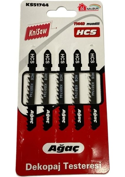 51744 Ahşap Testere Bıçağı 5 Parça