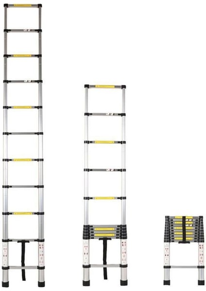 Saraylı Teleskopik Merdiven 11 Basamak 3.20 Metre