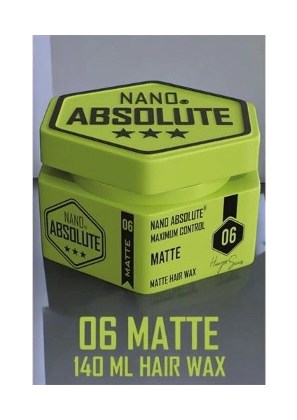 Saç Wax Matte Hair Wax Orta Sert ve Mat Absolute Professional