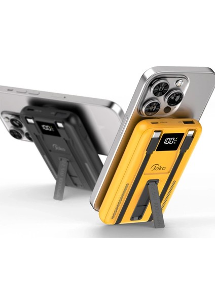 Joko J39 10.000 Mah 20W Pd Dahili Kablolu Magsafe Powerbank - Turuncu fırsatları