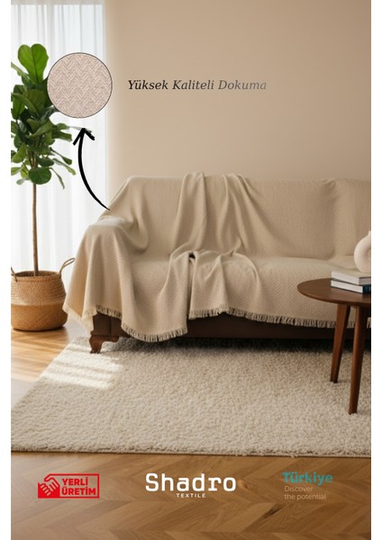 Çift Taraflı Pamuklu Koltuk,çekyat,berjer Örtüsü Şalı Kanepe Kılıfı / Şık Tasarım 170X210 fiyatları