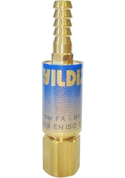 Yıldız 1228 Alev Emniyet Valfi Hamlaç Arkası Için Oksijen