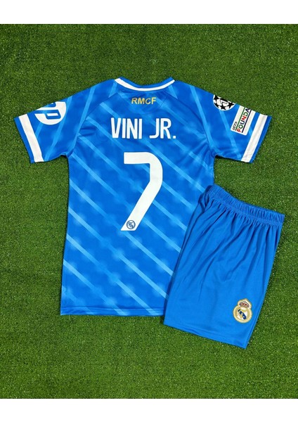 Real Madrid 2025/26 Yeni Sezon Vini Jr Alternatif Çocuk Forması ( Blue) fiyatları