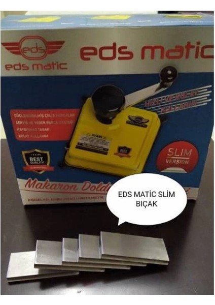 Eds Slim Makinesi Çelik Ürün Kesme Bıçağı